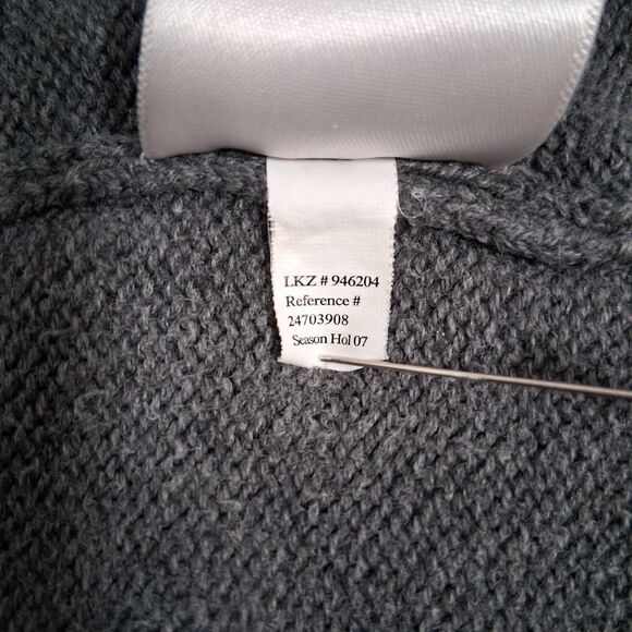 Vintage Eddie Bauer Women's Sz PXS Fair Isle Nordic Sweater Cottagecore Cotton - Picture 8 of 8